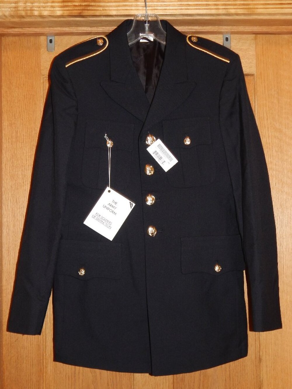 NEW NWT The Army Uniform for Soldiers of Distinction Men’s Size 34R Coat Jacket